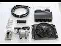 Universal 12V 24V air conditioner electric compressor under dash universal air conditioner car
