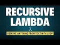 Excel RECURSIVE Lambda - Create loops with ZERO coding Learn Ms-Excel