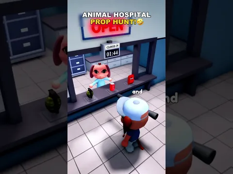 😂 best animal hospital prop hunt.. #usa