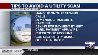 CONSUMER FIRST ALERT Scammers threaten to shut off your utilities