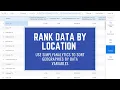 Rank geographic locations by data variable in SimplyAnalytics