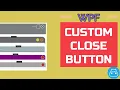 WPF Customize Close Minimize Maximize buttons