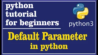 39 - Default Parameter in python