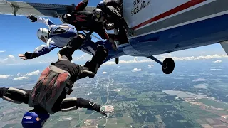 Skydivers Over Sixty soar into the record books