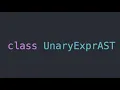 LLVM Tutorial Unary Operators