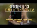 Optimum Altice Fiber Internet Review Tips