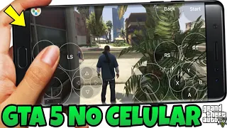 COMO JOGAR GTA 5 NO CELULAR ANDROID DE GRAÇA