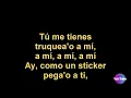 CRISS & RONNY X KAPO - EL STICKER  (KARAOKE)