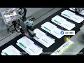 Automatic carton feeding conveyor with inkjet batch coding machine auto mono carton stacker