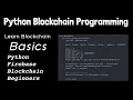 Blockchain Programming Development with Python and Firebase