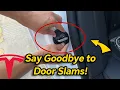 Tesla Model Noise Reduction Solution Silicone Door Latch Covers Easy Installation