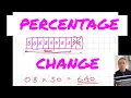 Percentage Increase And Decrease WORD PROBLEMS - Using a multiplier and BAR MODEL