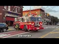 BRAND NEW 2023 SEAGRAVE AERIAL LADDER 154 ENGINE 307 RESPOND TO A CLASS 3 ALARM