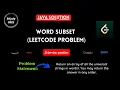 Word Subset java solution leetcode-916