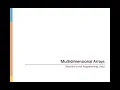 Arrays - Two Dimensional