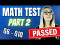 Pass Any Math or Algebra Test - Common Test Questions