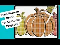 How to make a Plaid Pattern Brush in Procreate