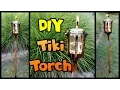 DIY Tiki Torch Mason Jar Custom Pole