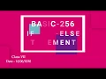 CLASS 7 BASIC 256