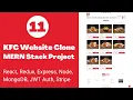 KFC Clone Complete MERN Stack Project Part-11 React Redux Formik Yup Node Express MongoDB