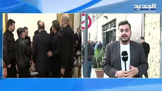 مباشر   نقل مراسم وداع وديع جورج وسوف دندنها