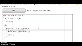 Help with Coding Bat countX