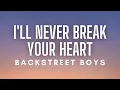 Backstreet Boys - I'll Never Break Your Heart (Lyrics)