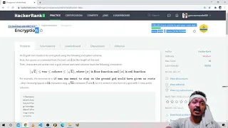 Encryption - HackerRank Problem C Solution HINGLISH