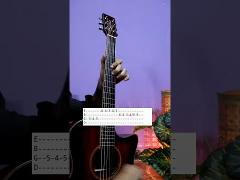 Kaho Na Kaho - Acoustic Solo Tabs #music #shorts