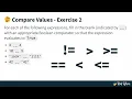 Comparing Values and Boolean Logic - Python Basics Exercises