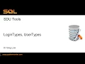 SDU Tools 96 Login Types and User Types in SQL Server