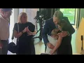 Mike Bush s family and colleagues surprise him after his final broadcast