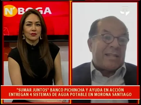 Sumar juntos Banco Pichincha y ayuda en acción entrega 4 sistemas de agua potable en Morona Santiago