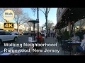 4K60 Walking - Ridgewood New Jersey Best Place to live in Bergen County