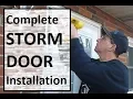How to Install a Storm Door Start to Finish - EMCO 400 Series from
