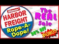 Harbor Freight Bauer Rope-A-Dope The Real Sale