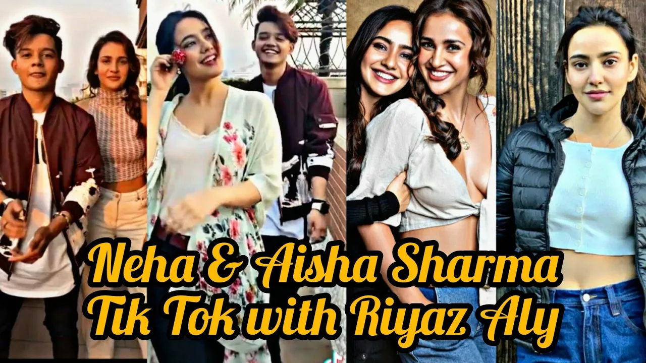 Neha sharma tik tok video!Riyaz aly with neha sharma !Aisha sharma tik tok video!Neha & Aisha tiktok