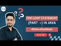 Master Java For Loop - Part 1 Coding Loops Iteration DSAwithedSlash Series