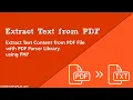 Extract Text from PDF using PHP