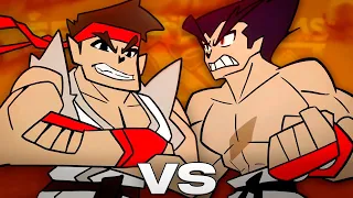 Ryu vs Kazuya. Épicas Batallas de Rap del Frikismo | Keyblade
