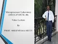 Lecture-9 Microprocessor Laboratory Data Transfer from Memory to Microprocessor