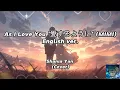Download Lagu As I Love You '愛するように' (MIMI) English ver. | Shania Yan Cover (LYRICS)