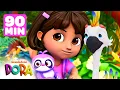 Lagu Dora's Rainforest Animal Rescues for 90 Minutes! | Dora \u0026 Friends