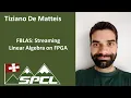 FBLAS Streaming Linear Algebra on FPGA
