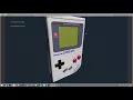Nintendo Game Boy - 1989 Rendered in Unity 2017