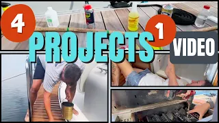 VIEWER TIPS TESTED! 🧪 Cleaning 60ft of Grime, BBQ Rebuild, Ice Maker Install & Teak Restoration