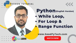 Python Tutorial English Version - The While Loop For Loop Range Function