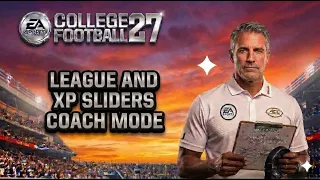 Realistic Coach Mode Gameplay Sliders College Football 27
