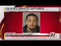 Escaped Wake County inmate caught