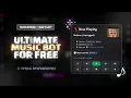 Create an Advanced Discord Music Bot in 5 Minutes FREE No Coding Required 2026